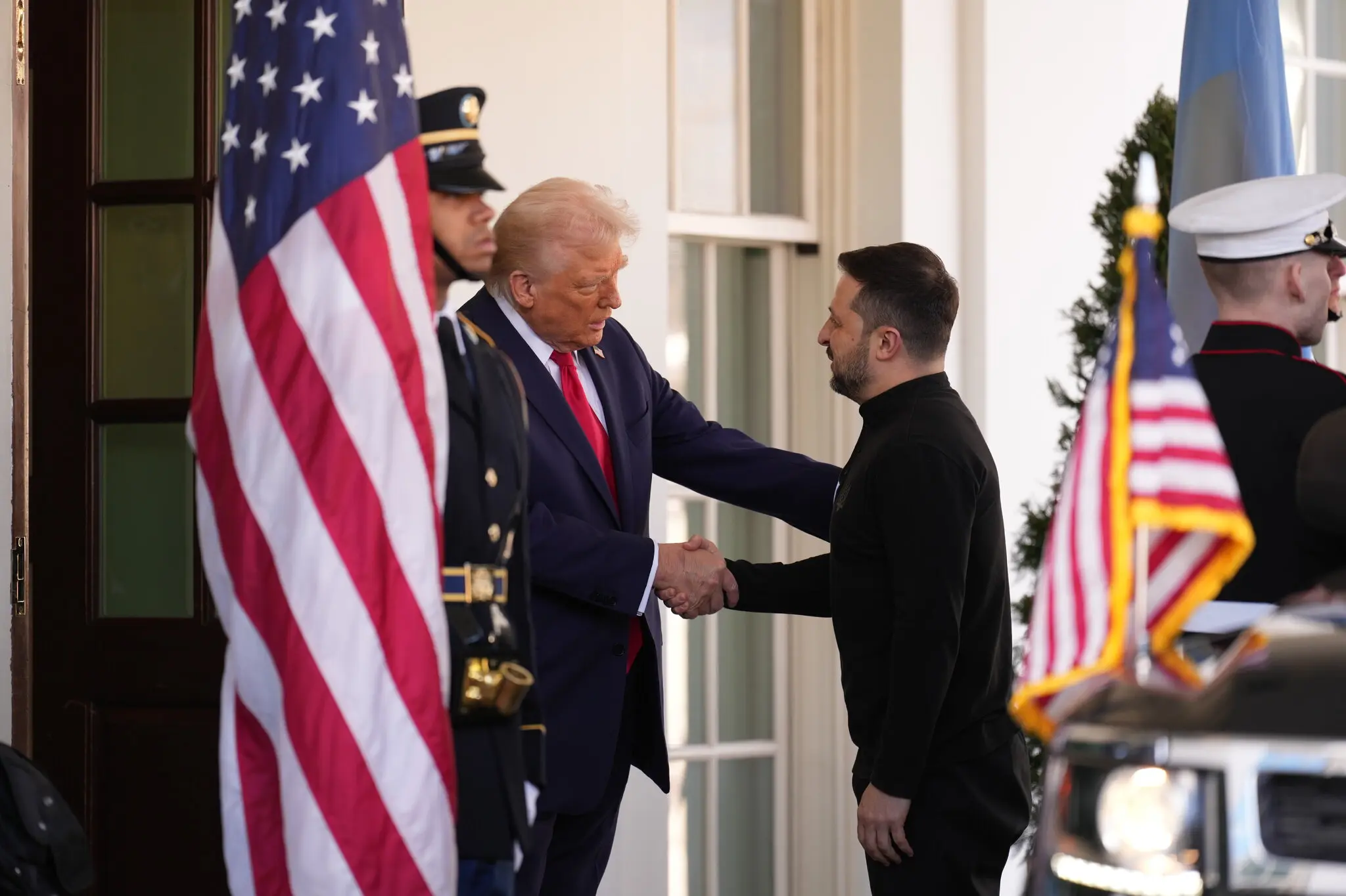 Президент Трамп привітав президента України Володимира Зеленського в Білому домі в п’ятницю